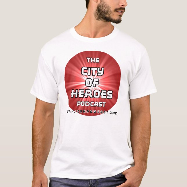 T-shirt CoH Podcast le rouge (Devant)