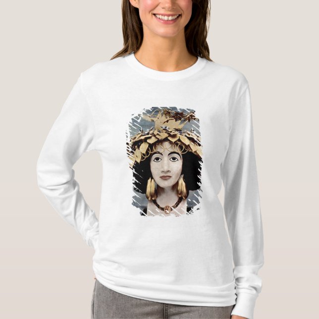 T-shirt Coiffe sumérienne portée par la Shub-annonce de (Devant)