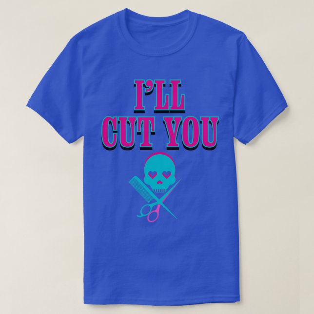 T-shirt Coiffeur 7 (Design devant)