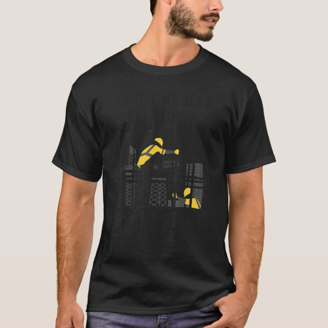 T-shirt Coiffeur Appréciation du travail du fer (Devant)