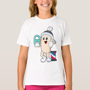 T-shirt Coiffeur avec ciseaux