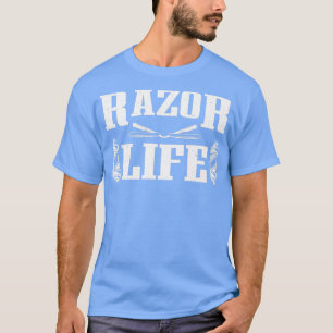 T-shirt Coiffeur Beard Razor Vie Barbier Barbier