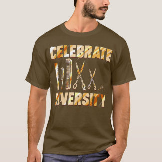 T-shirt Coiffeur célèbre la diversité Barbier