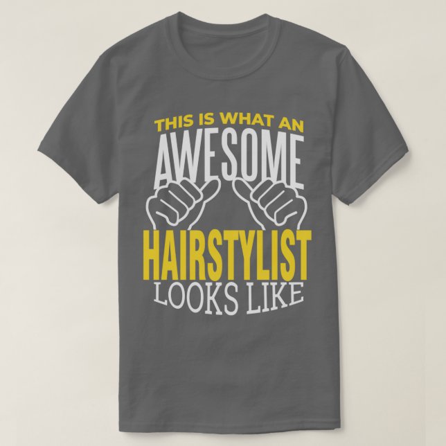 T-shirt Coiffeur Ciseaux de cheveux Coiffeur Barbier Cadea (Design devant)