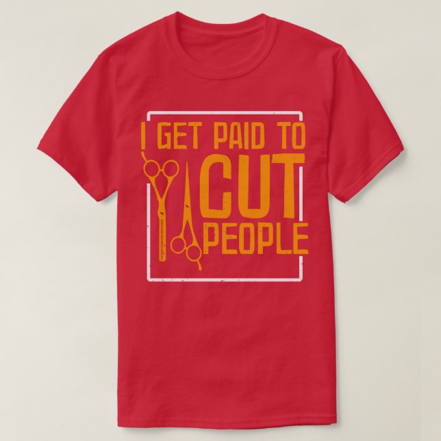 T-shirt Coiffeur de coiffeur 2 (Design devant)