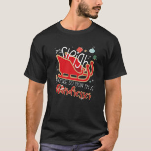 T-shirt Coiffeur de Noël Barber Shop Coiffeur Cadeau