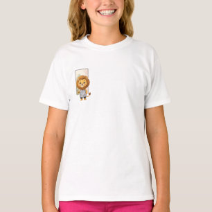 T-shirt Coiffeur Élégant Lion Styliste Enfants