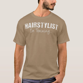 T-shirt Coiffeur En Formation Drôle Nom Du Travail Futur B