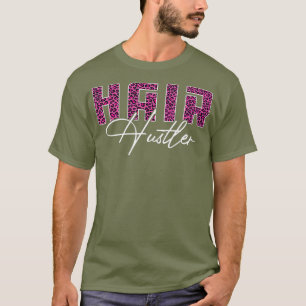 T-shirt Coiffeur Hustler Léopard Rose Funny Coiffeur