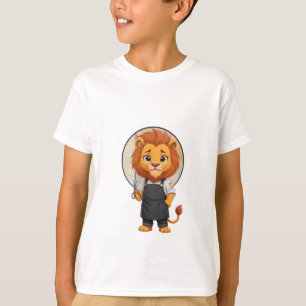 T-shirt Coiffeur Lion Styliste Professionnel Enfants