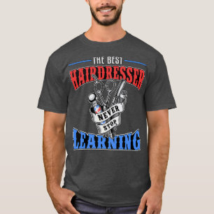 T-shirt Coiffeur Liste de cheveux ciseaux coupe-cheveux Id