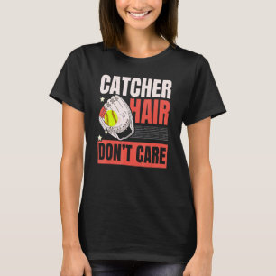 T-shirt Coiffeur Ne vous souciez pas du joueur de softball