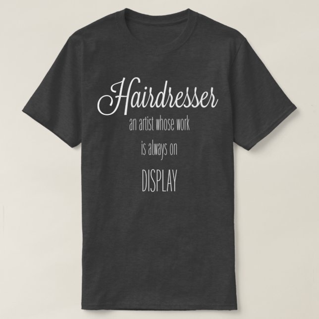 T-shirt coiffeuse 24 (Design devant)