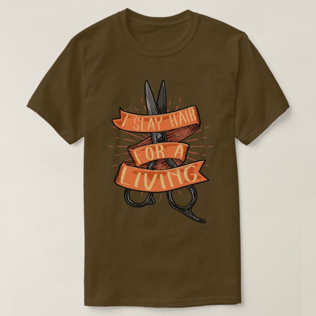 T-shirt Coiffeuse coiffeuse coiffeuse (Design devant)