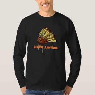 T-shirt Coiffure amérindienne Iroquois Indigeno