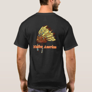 T-shirt Coiffure amérindienne Iroquois Indigeno