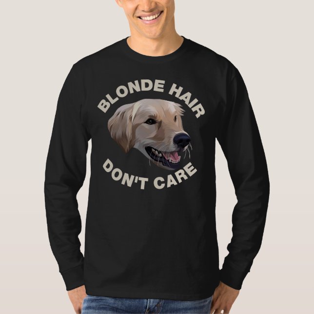 T-shirt Coiffure blonde Ne vous souciez pas Golden Lab Cir (Devant)