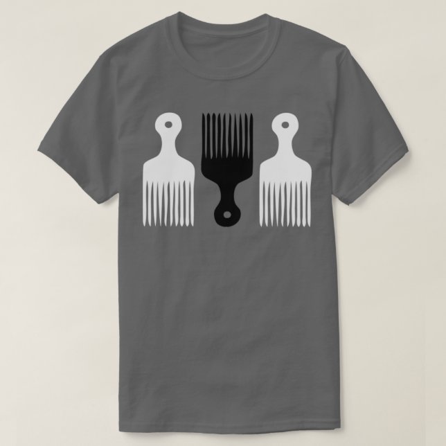 T-shirt Coiffure de peigne Curly Girl (Design devant)