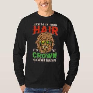 T-shirt Coiffure en cadenas Rastafari Loc'd Up Coiffure Af