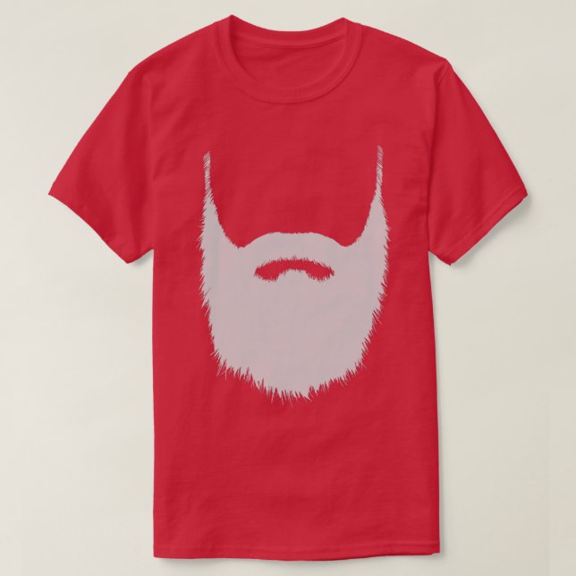 T-shirt Coiffure faciale barbu amusante (Design devant)