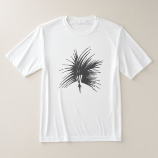 T-shirt Coiffure Tribale Abstraite Noir Blanc Art Tatouage