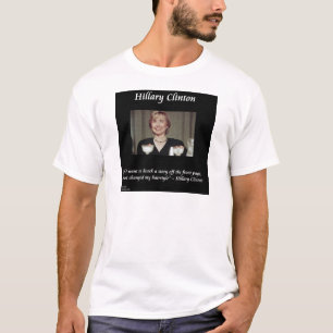 T-shirt Coiffures d'Hillary Clinton & Citation des Titres 