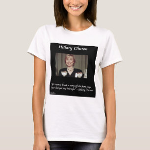 T-shirt Coiffures d'Hillary Clinton & citations à la une