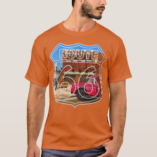 T-shirt Coin à Winslow Arizona Route 66 Eagles chanson Tak