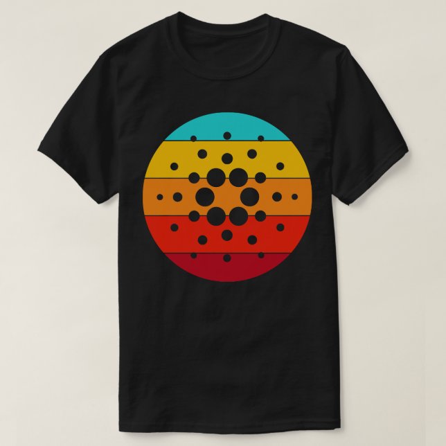 T-shirt Coin Cardano vintage (Design devant)
