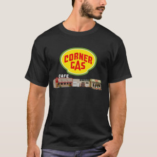 T-shirt Coin-Gaz-Logo-Et-Station-Femmes