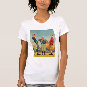 T-shirt Coin Toss par Norman Rockwell