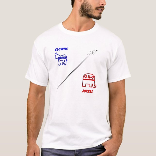 T-shirt Coincé au milieu (Devant)