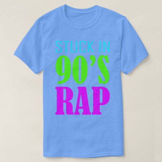 T-shirt Coincé dans le rap des années 90 (Design devant)