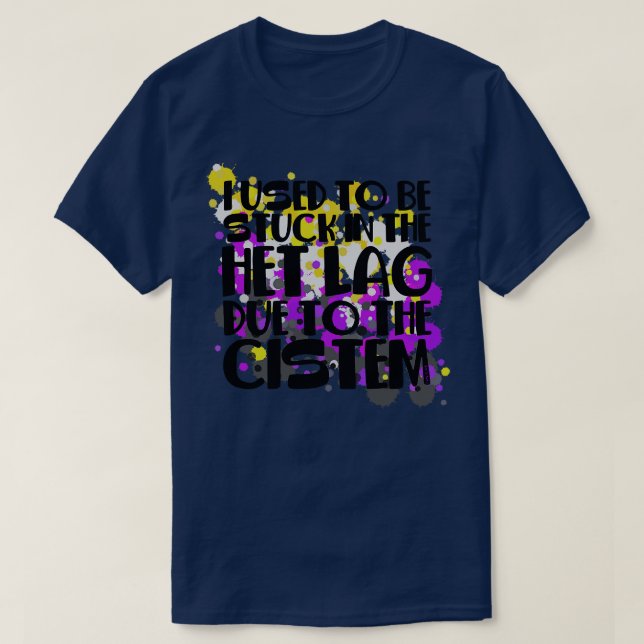 T-shirt Coincé Dans Le Trait De Het (Design devant)