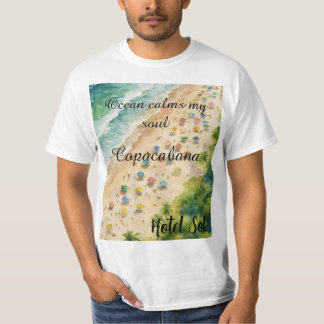 T-shirt Cojín Playero Personalizable Copacabana Hotel Sol