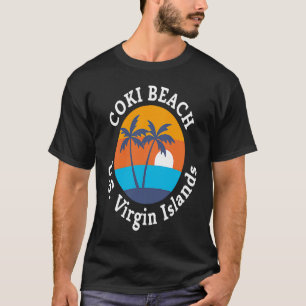T-shirt Coki Beach Îles Vierges américaines Vacances d'été