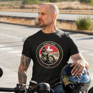 T-shirt Col de Furka   Suisse   Moto