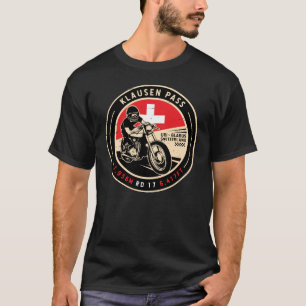 T-shirt Col de Klausen   Suisse   Motorcycle