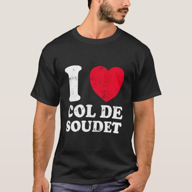 T-shirt Col De Soudet Cycling Bike (Devant)