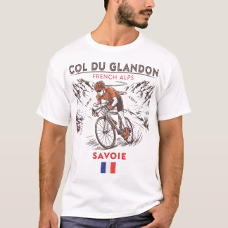 T-shirt Col du Glandon Cyclisme | Alpes françaises Route F