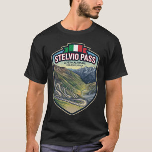 T-shirt Col du Stelvio - Col Alpin de Sport Automobile