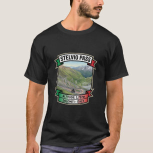 T-shirt Col du Stelvio - Virages légendaires Italie