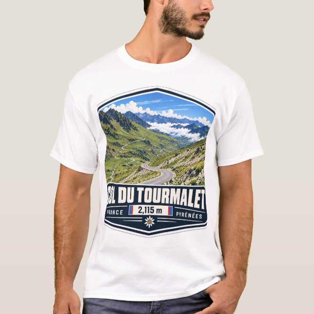 T-shirt Col du Tourmalet (Devant)