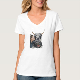 T-shirt col en V