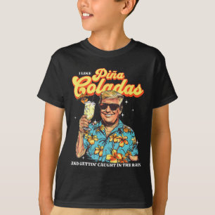 T-shirt Coladas Donald Trump Vacances d'été Hawaii Beach