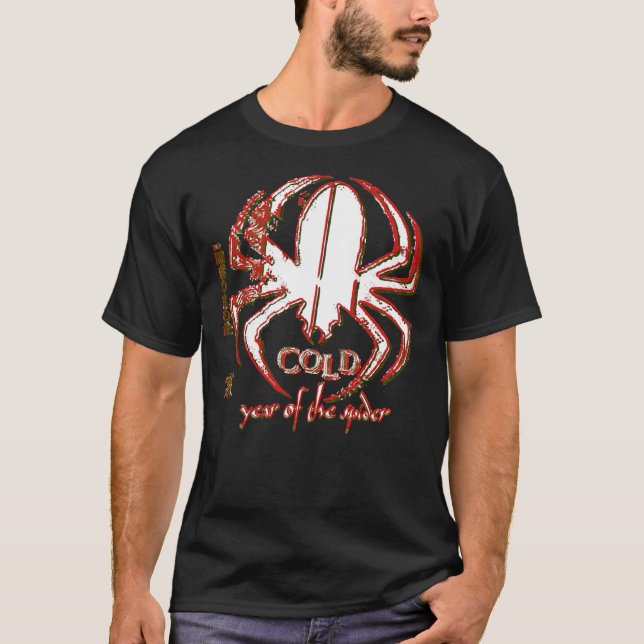 T-shirt Cold Band Year of the Spider Distressed Artwork Cl (Devant)