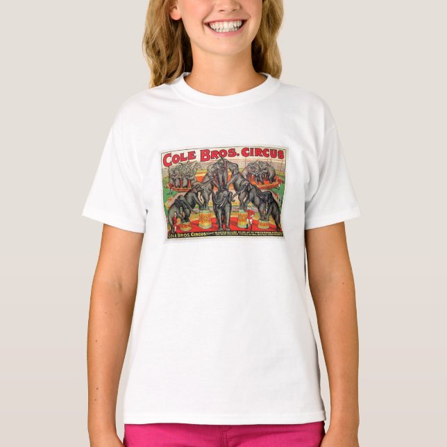 T-shirt Cole Bros Circus (Devant)