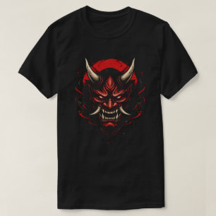T-shirt Colère de l'Oni japonais traditionnel