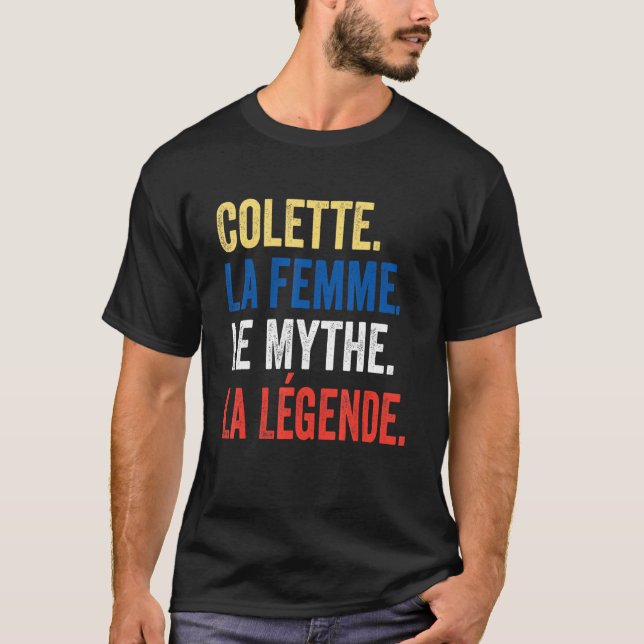 T-shirt Colette La Femme Le Mythe La Legend  for Colette (Devant)