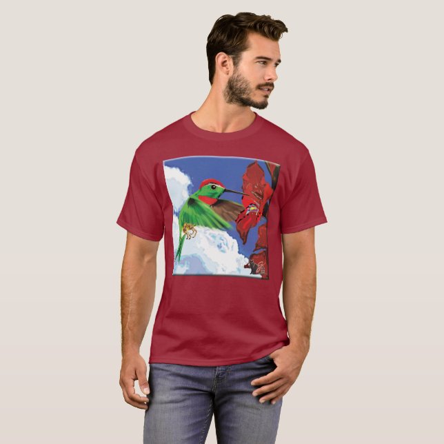 T-shirt colibri (Devant entier)